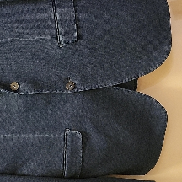 Like Denim Soul Of London Jacket Blue 42R Strech - Picture 12 of 15